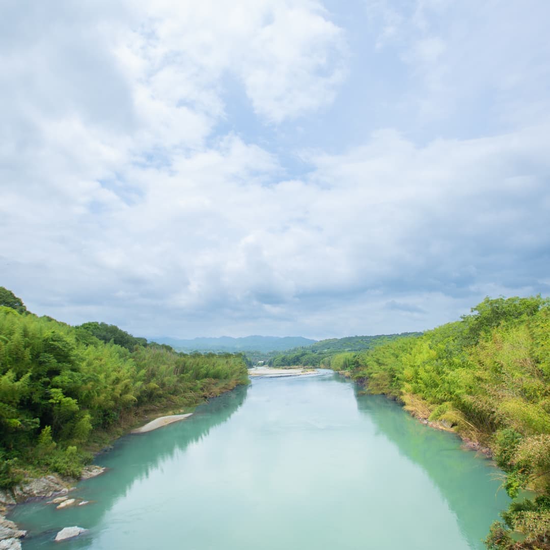 奈良県五條市　山本農園　吉野川